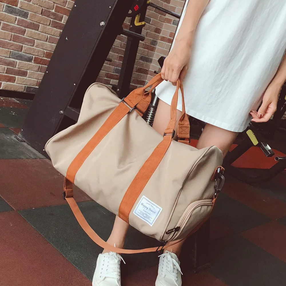 Travel-Ready Canvas Duffle Bag | Large Capacity & Modern Style