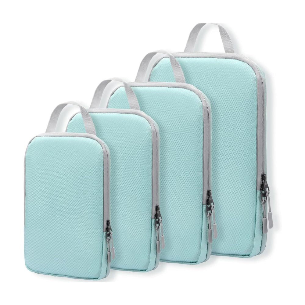 4-Piece Compression Packing Cubes Set for Space-Saving Organization