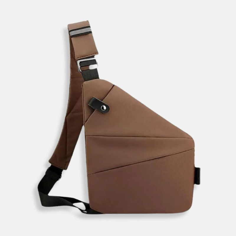 Anti-Theft Crossbody Bag with RFID Protection & Locking Zippers