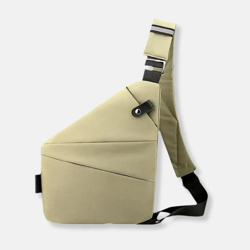 Anti-Theft Crossbody Bag with RFID Protection & Locking Zippers