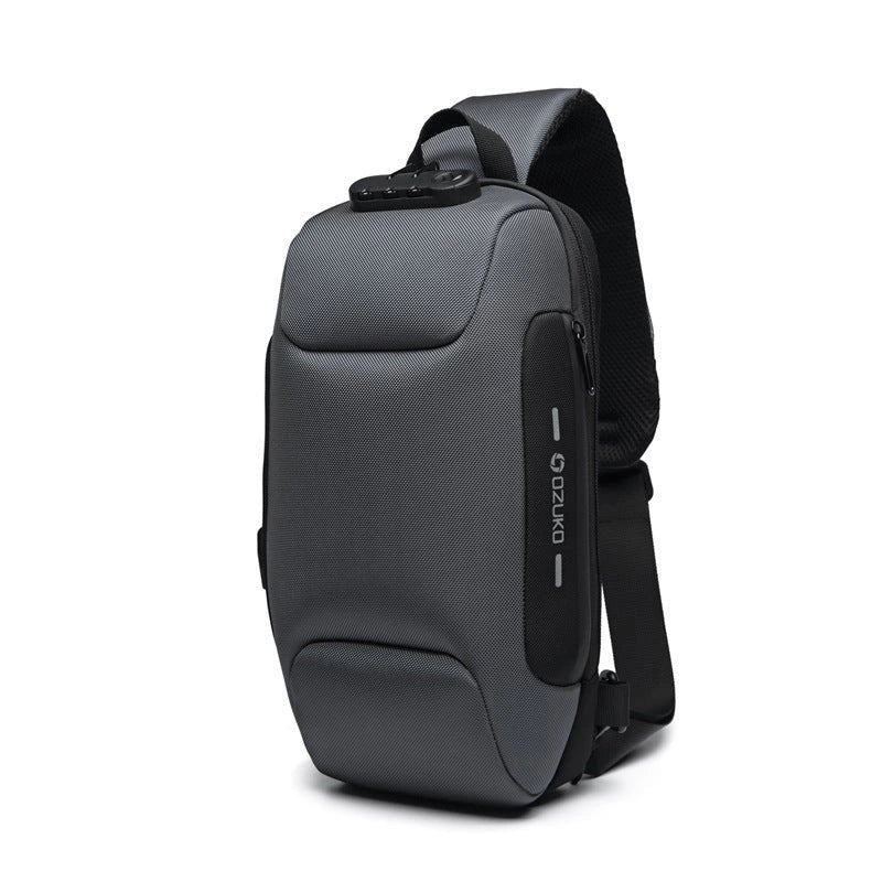 Anti-Theft Crossbody Bag with USB Charging Port & RFID Protection