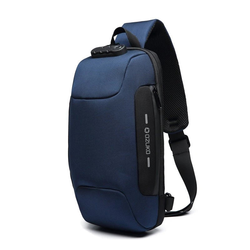 Anti-Theft Crossbody Bag with USB Charging Port & RFID Protection