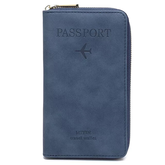 Passport Wallet with Secure Storage for Travel Essentials