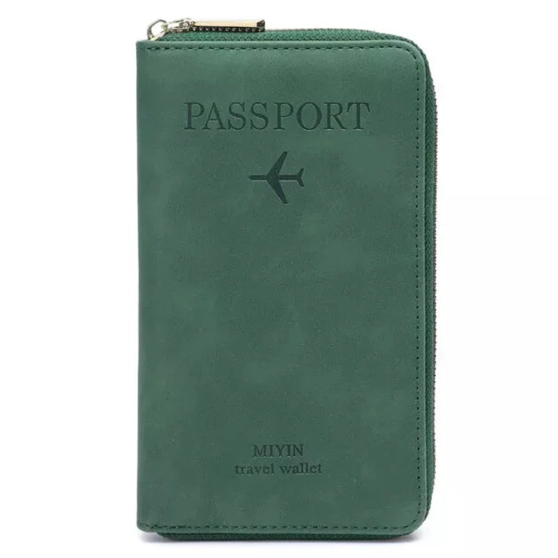 Passport Wallet with Secure Storage for Travel Essentials