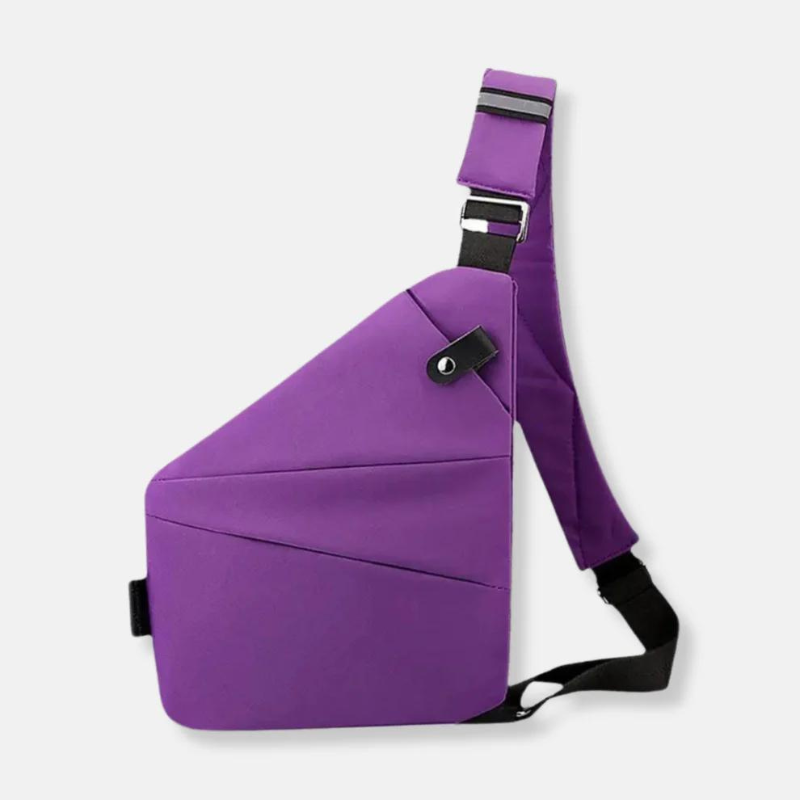 Anti-Theft Crossbody Bag with RFID Protection & Locking Zippers