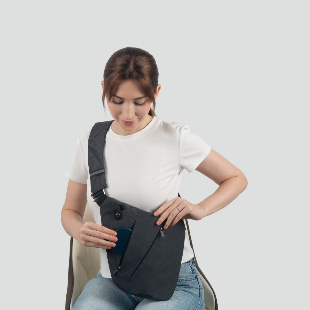 Anti-Theft Crossbody Bag with RFID Protection & Locking Zippers